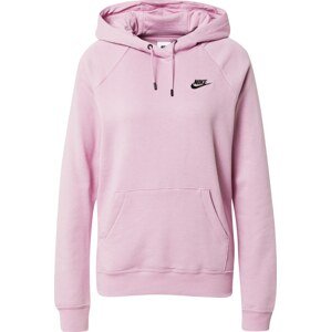 Nike Sportswear Mikina světle růžová / černá