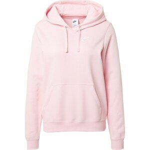Nike Sportswear Mikina růžová / bílá