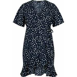 Zizzi Košilové šaty 'CAANNI' námořnická modř / bílá