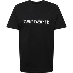 Carhartt WIP Tričko černá / bílá