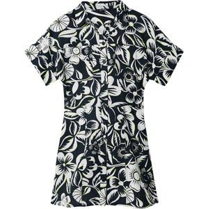 Desigual Košilové šaty kiwi / černá / bílá