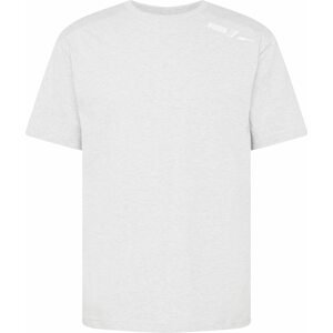 PUMA Funkční tričko světle šedá / bílá