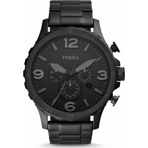 FOSSIL Analogové hodinky 'NATE' černá