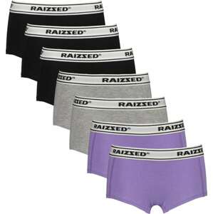 Raizzed Spodní prádlo šedá / fialová / černá / bílá