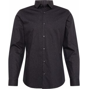 BURTON MENSWEAR LONDON Společenská košile 'INT:SKSC BLKGLD SPOT' černá