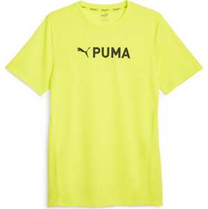 PUMA Funkční tričko žlutá / černá