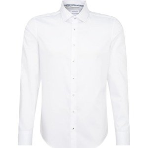 SEIDENSTICKER Společenská košile černá / bílá
