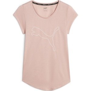 PUMA Funkční tričko pastelově růžová / bílá