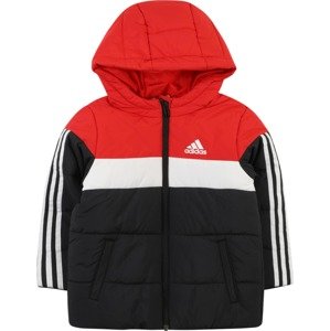 ADIDAS SPORTSWEAR Sportovní bunda červená / černá / bílá