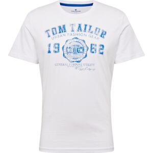 Tričko Tom Tailor modrá / bílá
