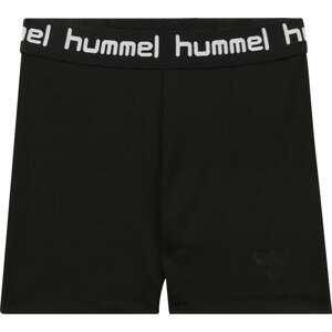Sportovní kalhoty 'Tona' Hummel černá / bílá