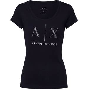 Tričko '8NYT83' Armani Exchange černá