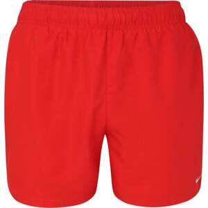 Sportovní plavky Nike Swim červená / bílá
