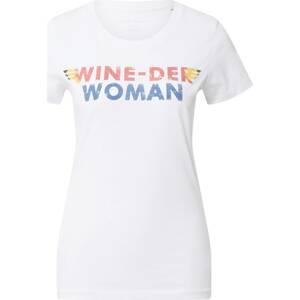 Tričko 'Wine Woman' einstein & newton modrá / červená / bílá
