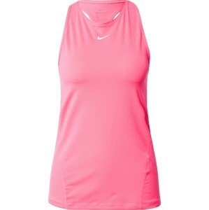 Sportovní top Nike pink / bílá