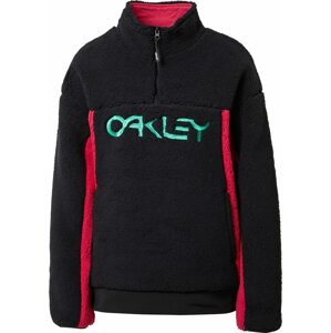 Sportovní mikina Oakley rubínově červená / černá