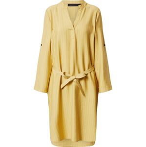Šaty 'Halo' KAREN BY SIMONSEN hnědá / žlutá