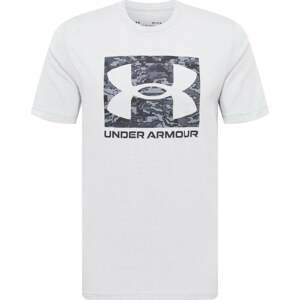 Funkční tričko Under Armour šedý melír / černá
