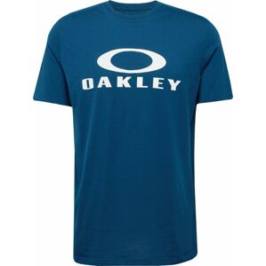 Funkční tričko 'O BARK' Oakley tmavě modrá / bílá