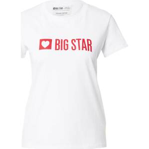 Tričko 'ELEANOR' BIG STAR červená / bílá