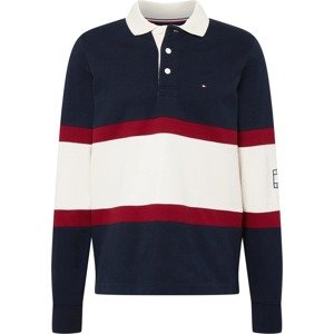 Tričko Tommy Hilfiger námořnická modř / ohnivá červená / bílá