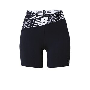 Sportovní kalhoty New Balance černá / bílá