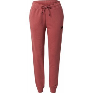 Kalhoty 'EMEA' Nike Sportswear rezavě červená / černá