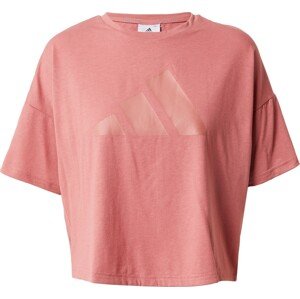 Funkční tričko 'Train Icons 3 Bar Logo' adidas performance růže