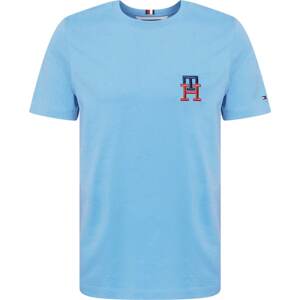 Tričko Tommy Hilfiger námořnická modř / světlemodrá / červená