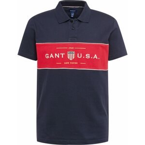 Tričko Gant námořnická modř / červená / bílá