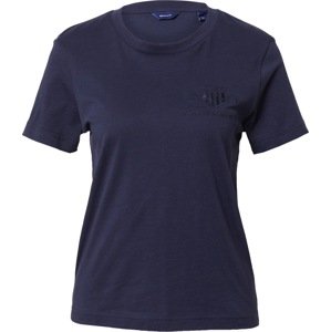 Tričko Gant námořnická modř