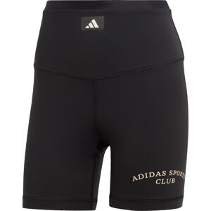 Sportovní kalhoty 'Sports Club High-Waist' adidas performance černá