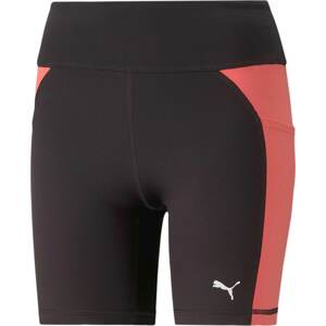 Sportovní kalhoty Puma korálová / černá / bílá