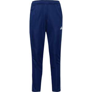 Sportovní kalhoty 'Train Essentials 3-Stripes ' adidas performance tmavě modrá / bílá