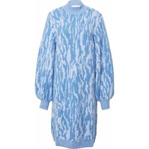 Úpletové šaty 'Gigi' KAREN BY SIMONSEN kouřově modrá / nebeská modř