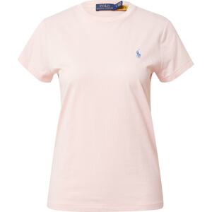 Tričko Polo Ralph Lauren kouřově modrá / růžová