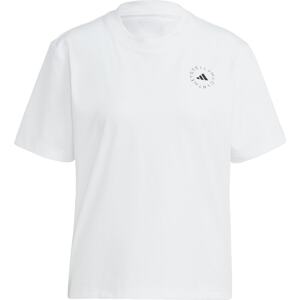 Funkční tričko 'Truecasuals ' adidas by stella mccartney černá / bílá
