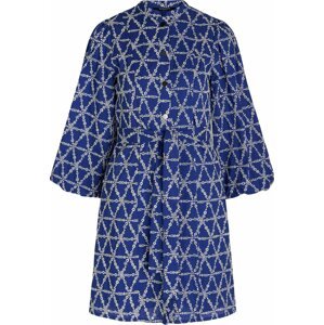 Košilové šaty 'Madrina' Bruuns Bazaar béžová / modrá