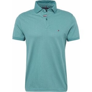 Tričko Tommy Hilfiger marine modrá / smaragdová / tmavě červená / bílá