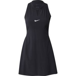 Sportovní šaty Nike černá / bílá