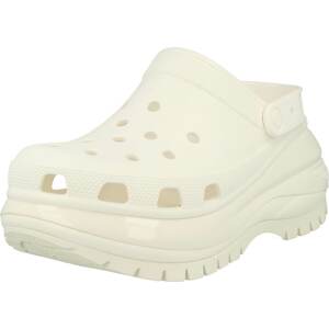 Pantofle 'Mega Crush' Crocs offwhite