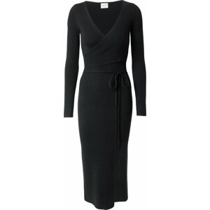 Úpletové šaty 'CHASE' Abercrombie & Fitch černá