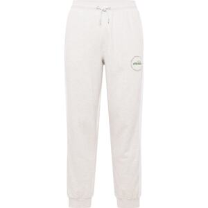 Kalhoty 'Airla' Ellesse šedý melír / zelená / bílá