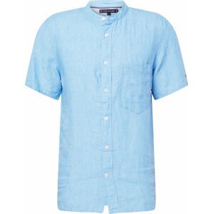 Košile 'MANDARIN' Tommy Hilfiger námořnická modř / světlemodrá / červená / bílá