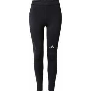 Sportovní kalhoty 'Run It' adidas performance světle šedá / černá