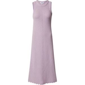 Úpletové šaty 'Leila' EDITED fialová