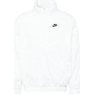 Přechodná bunda Nike Sportswear černá / bílá