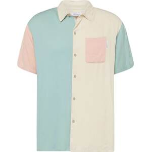 Košile 'Viscolo' Iriedaily béžová / tyrkysová / růžová