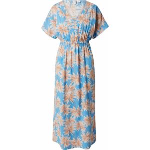 Letní šaty 'DYNAMITE GIRL AGAIN' Roxy azurová / okrová / přírodní bílá