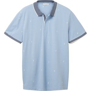 Tričko Tom Tailor námořnická modř / světlemodrá / bílá